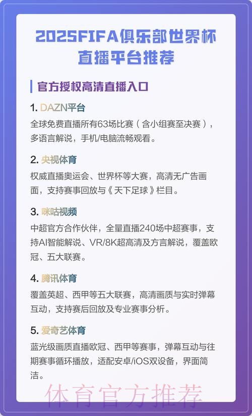 世界杯直播平台精选解析